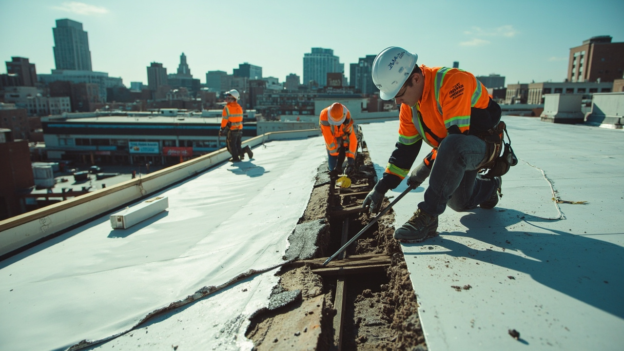 Multi Tenant Retail Strip Roofing